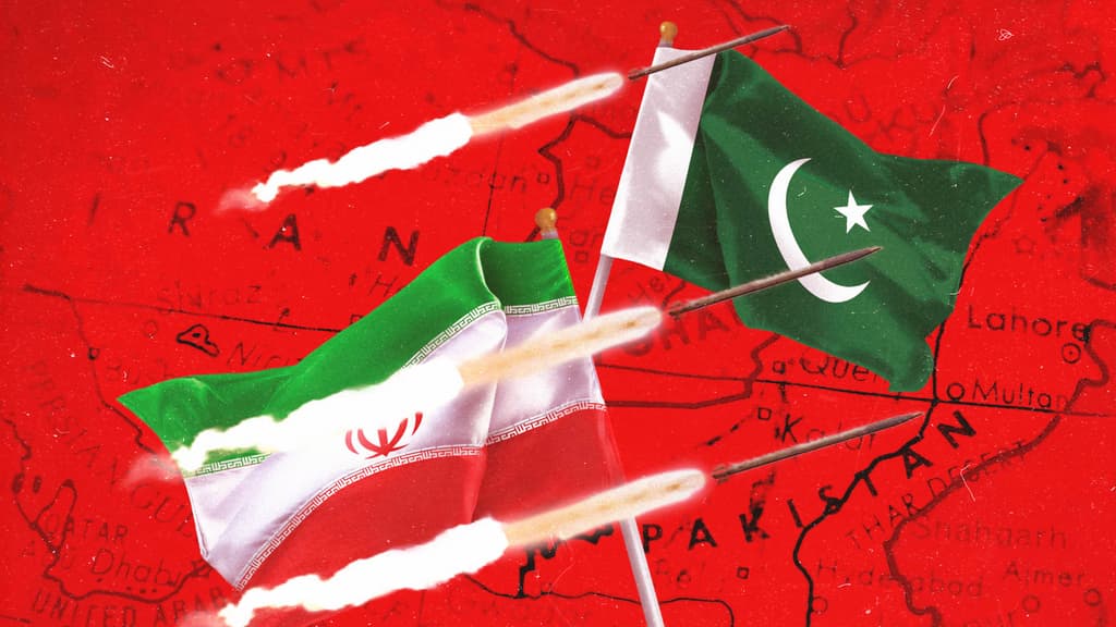 Will Iran or Pakistan declare war against the other in January?